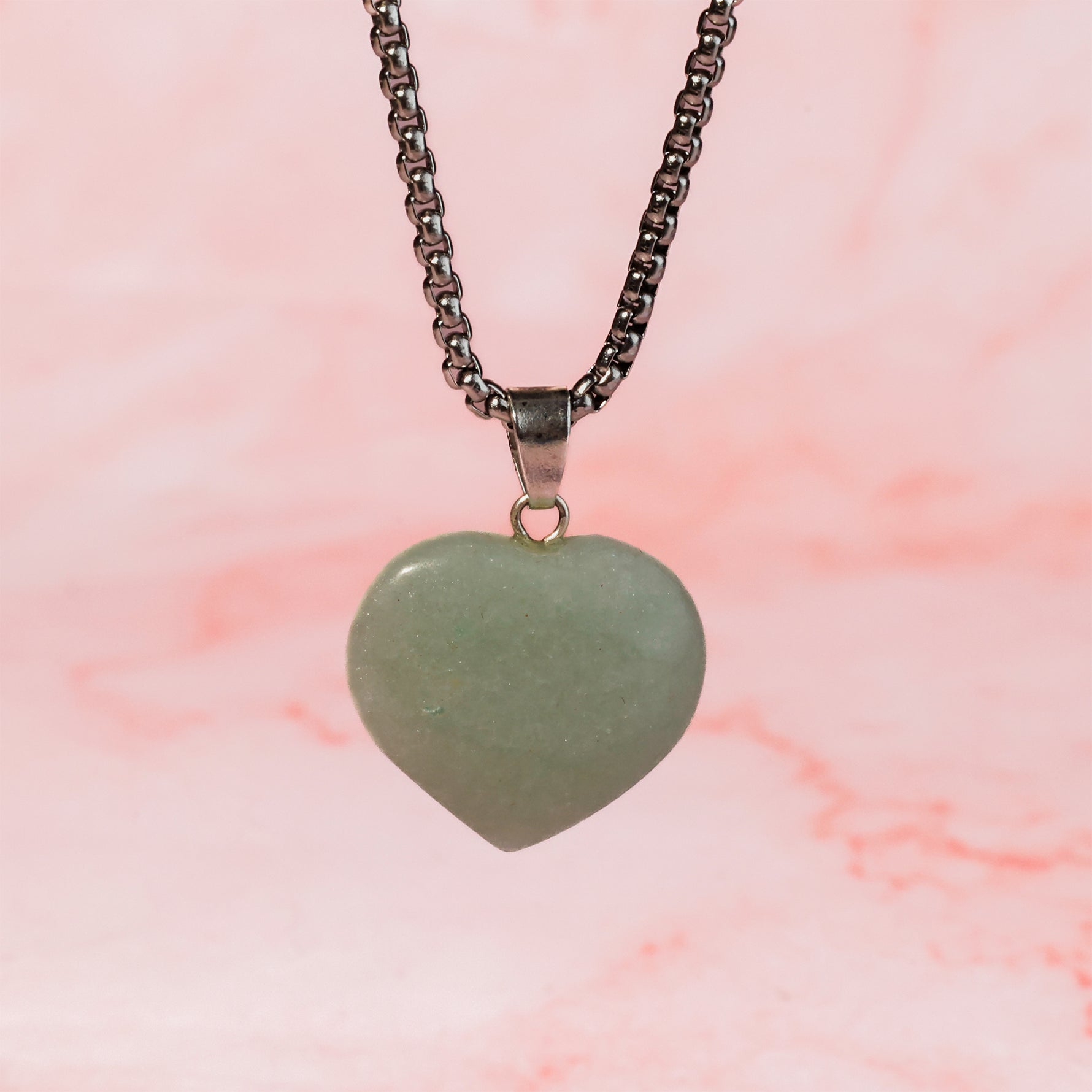 Green Aventure Lite Color Heart Pendant - Abhimantrit & Certified