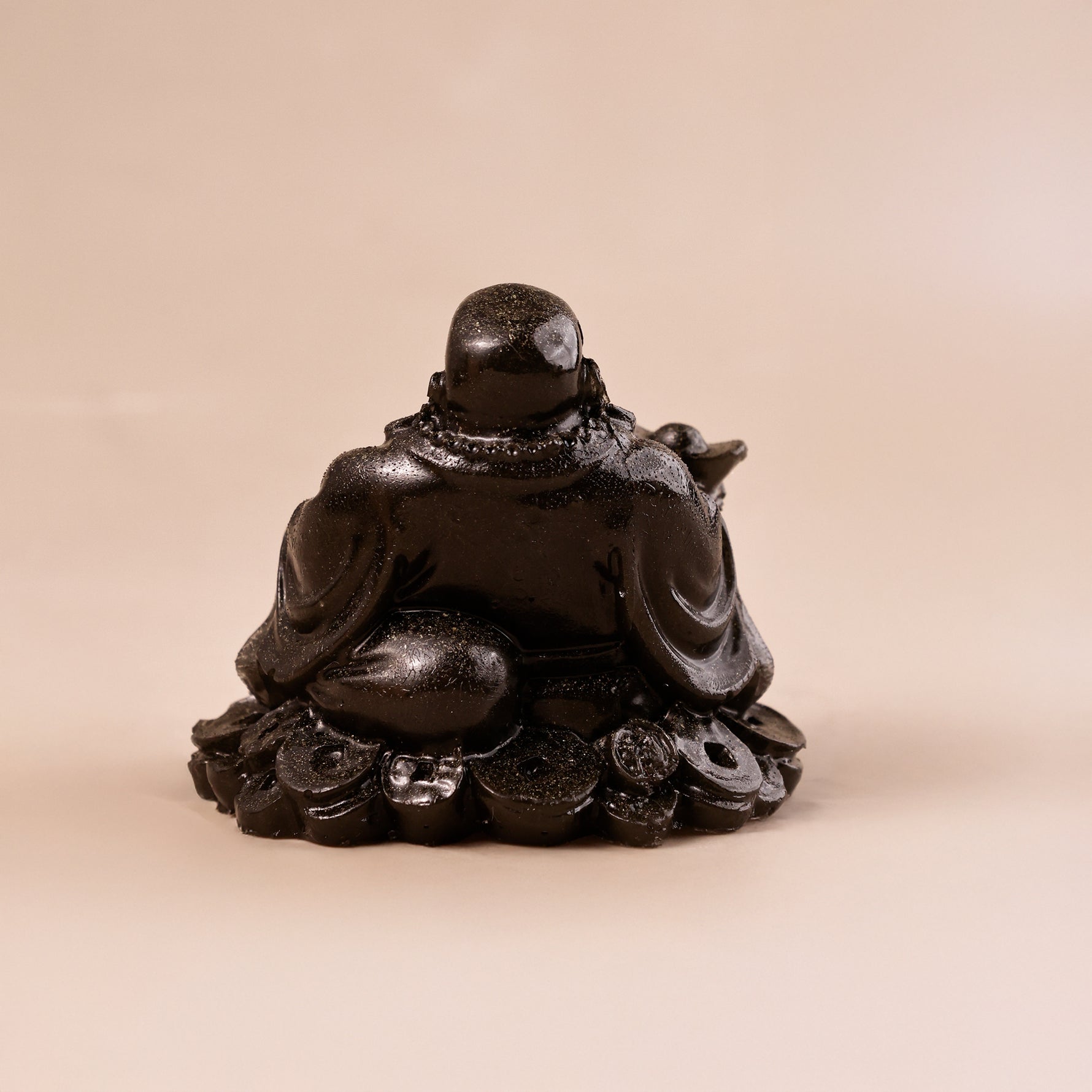 Pyrite Dust Laughing Buddha - Abhimantrit