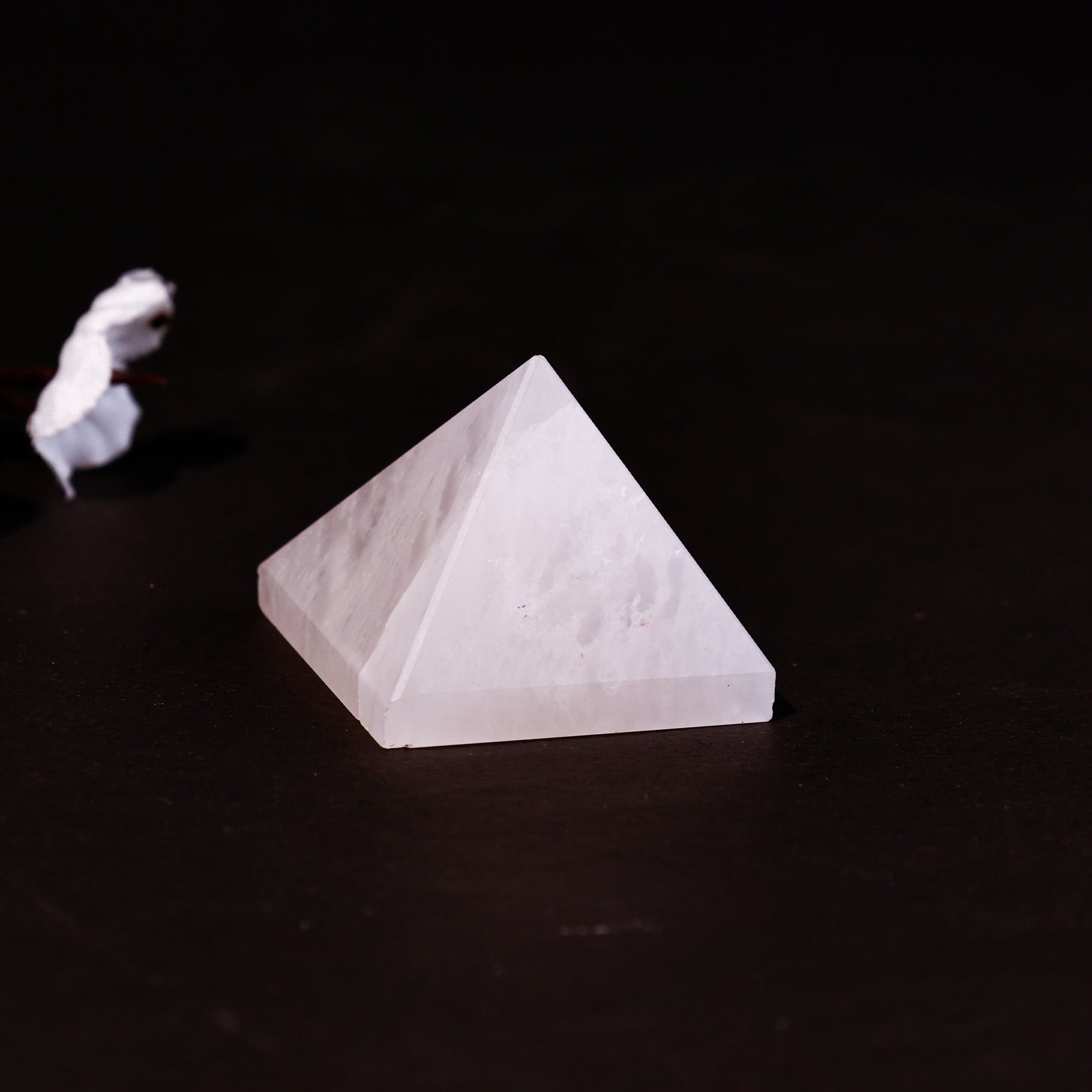 Clear Quartz Pyramid - Abhimantrit