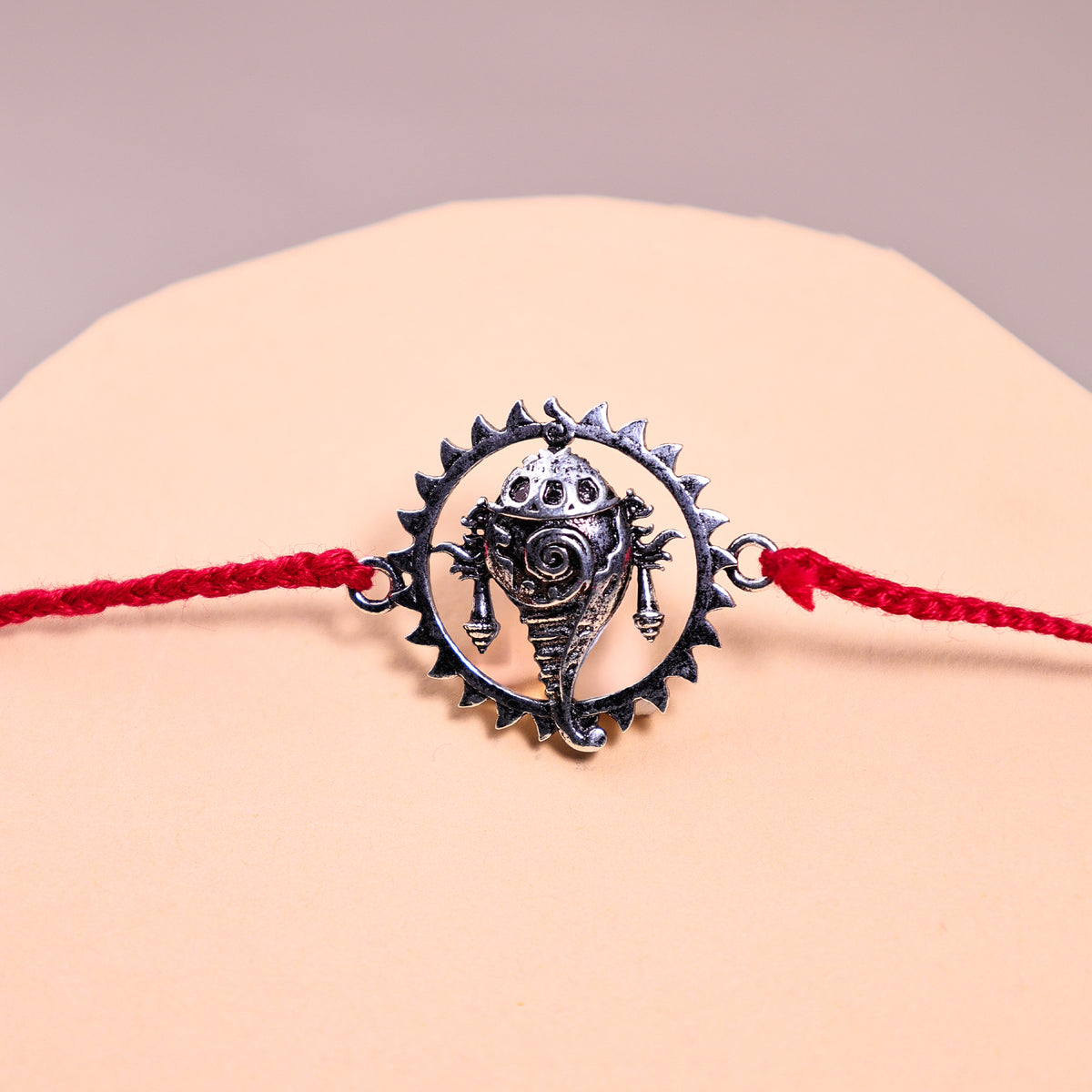 92.5 Pure Silver Shankh Rakhi