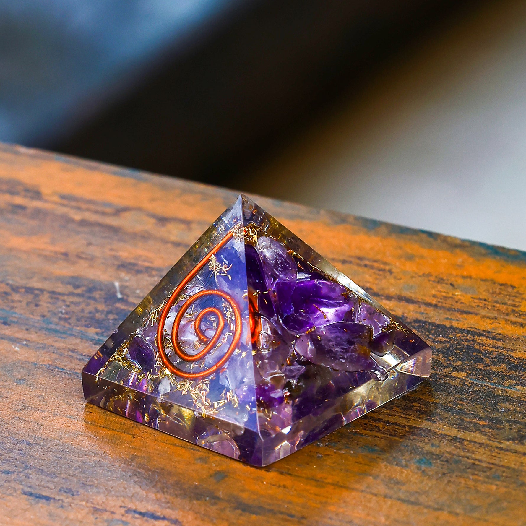 Amethyst Pyramid - Abhimantrit