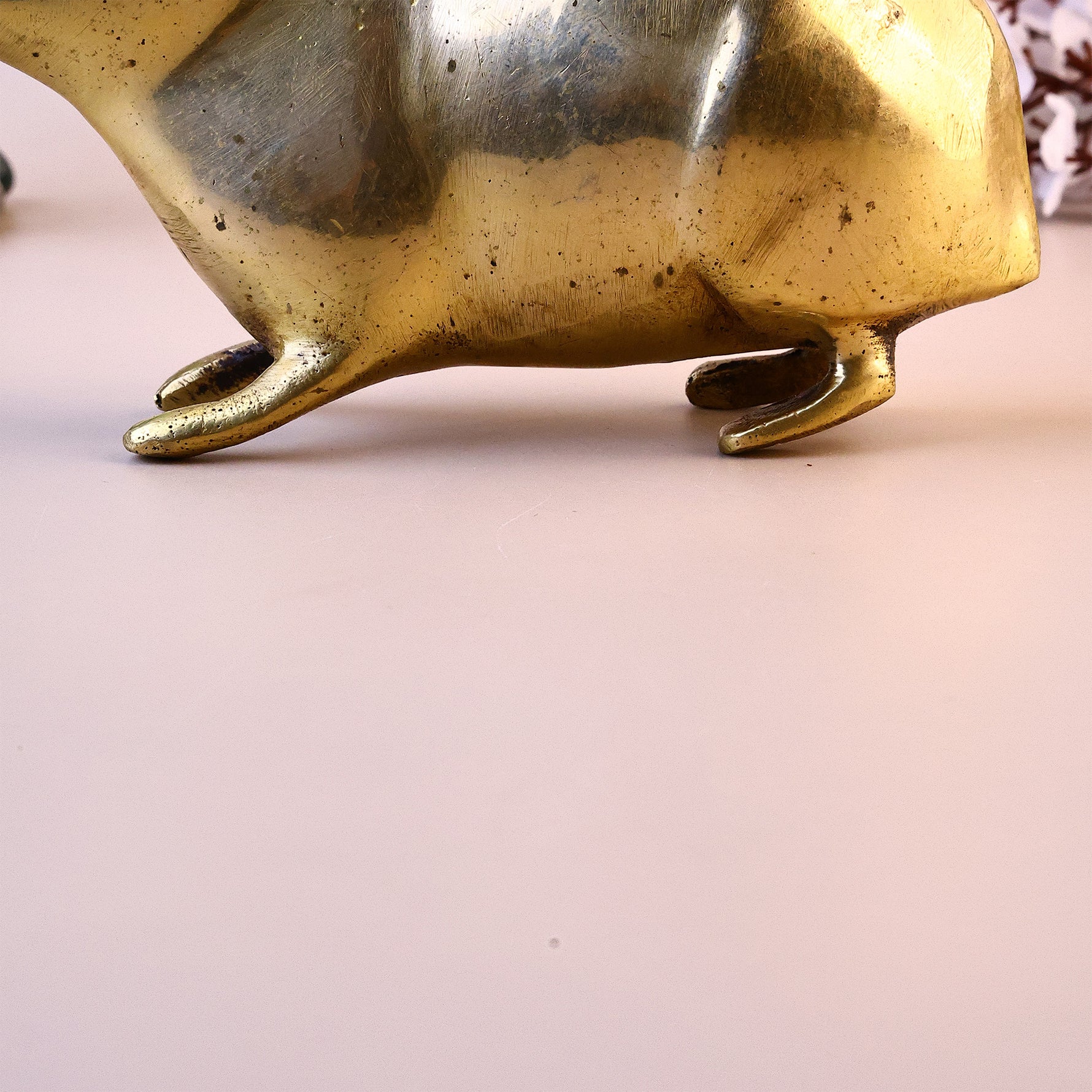 Brass Rabbit Statue - Abhimantrit