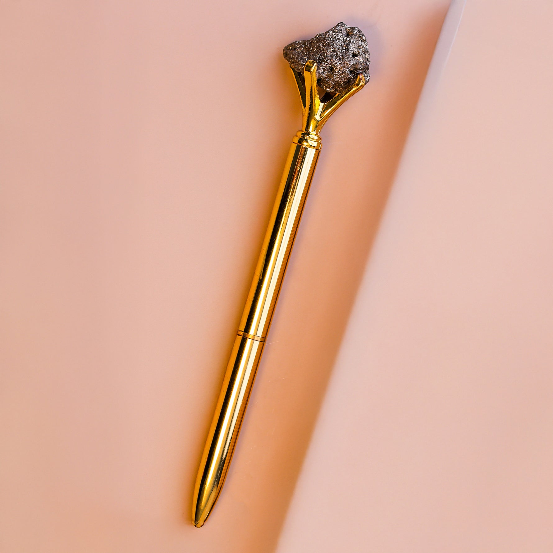 Golden Pyrite PenGolden Pyrite Pen - Abhimantrit