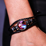Sagittarius Leather Bracelet