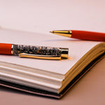Pen With Pyrite Stone