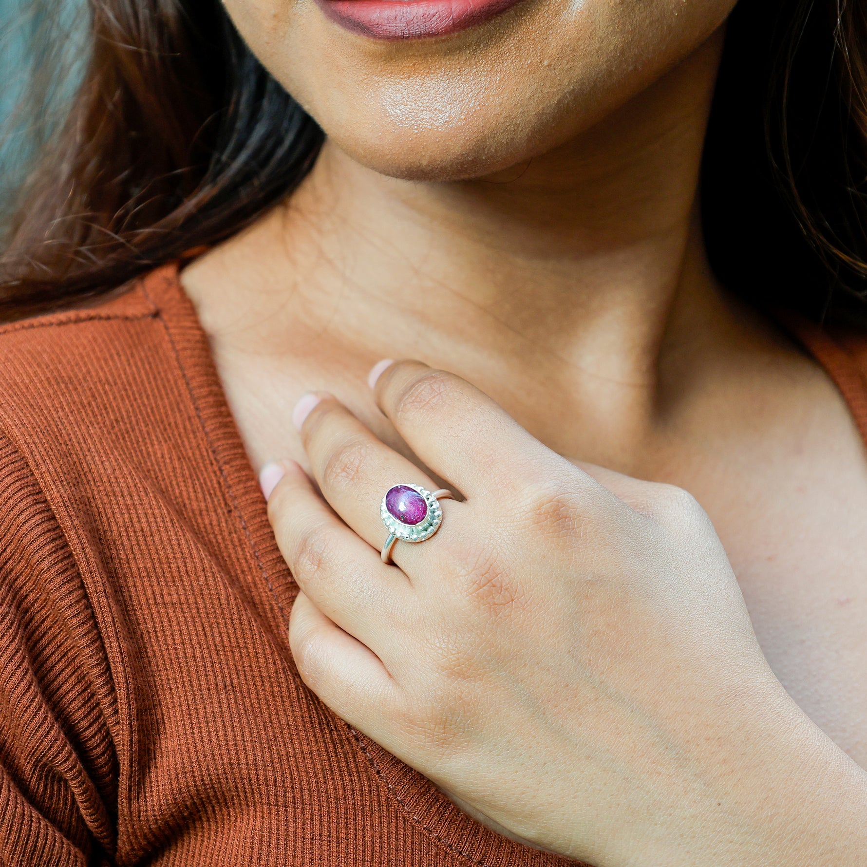 Ruby Ring - Abhimantrit & Certified