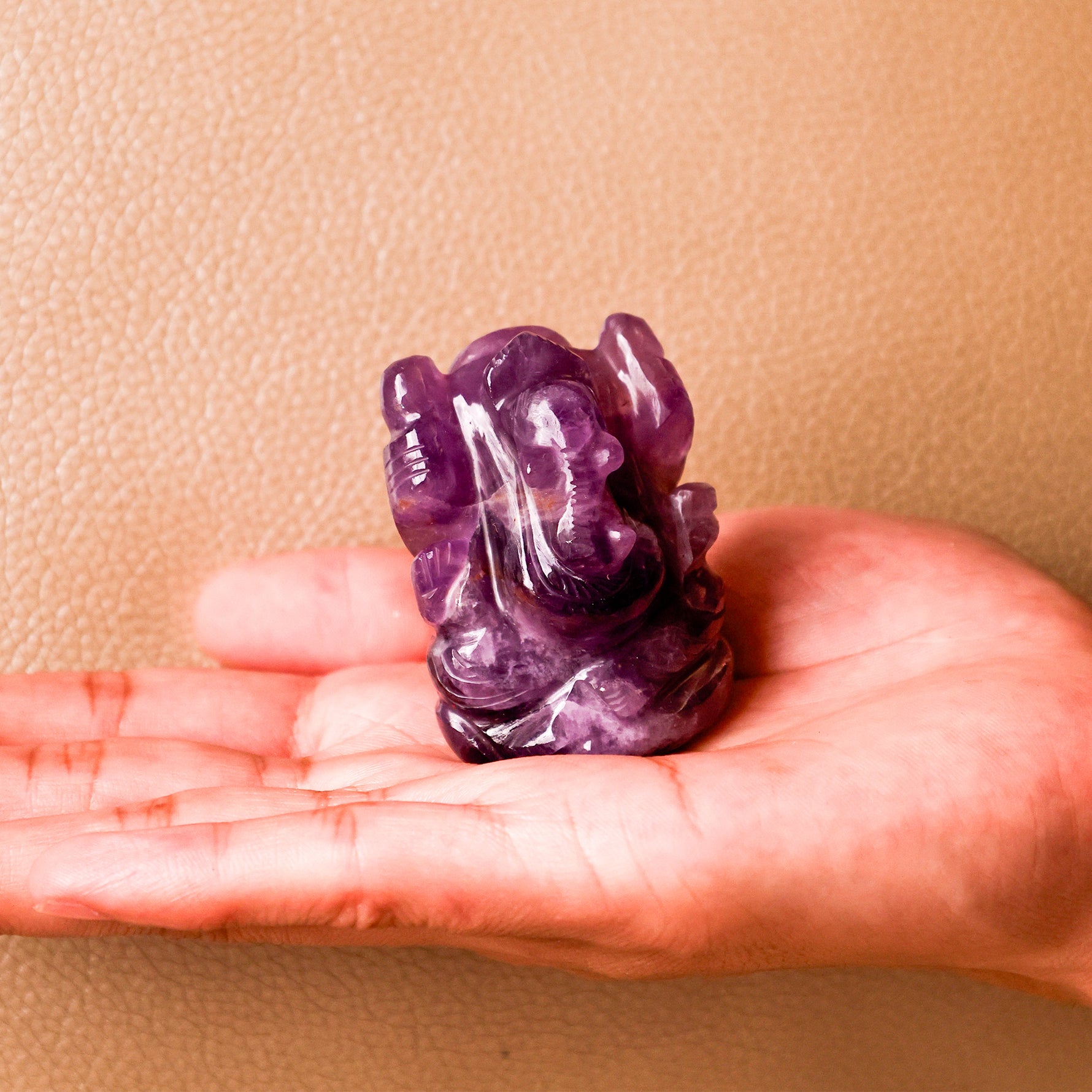 Amethyst Ganesh ji  - Abhimantrit & Certified