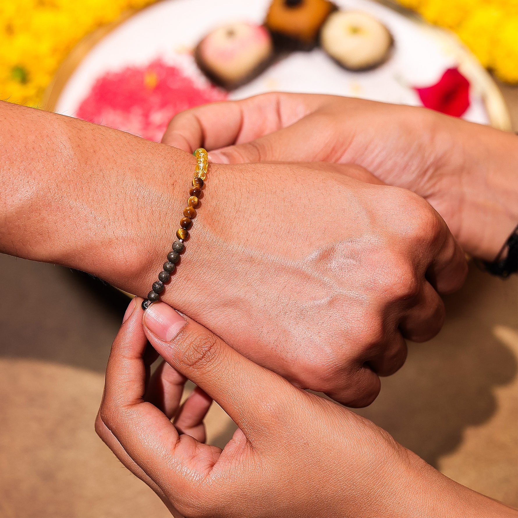 Rakhi with stone - Abhimantrit