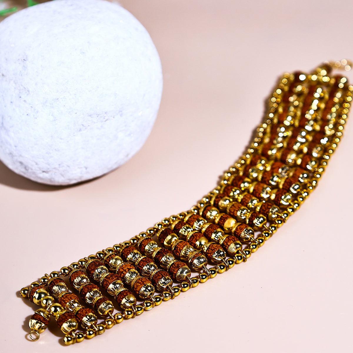 Rudraksha Chain Bracelet