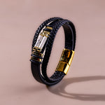 Howlite Leather Bracele