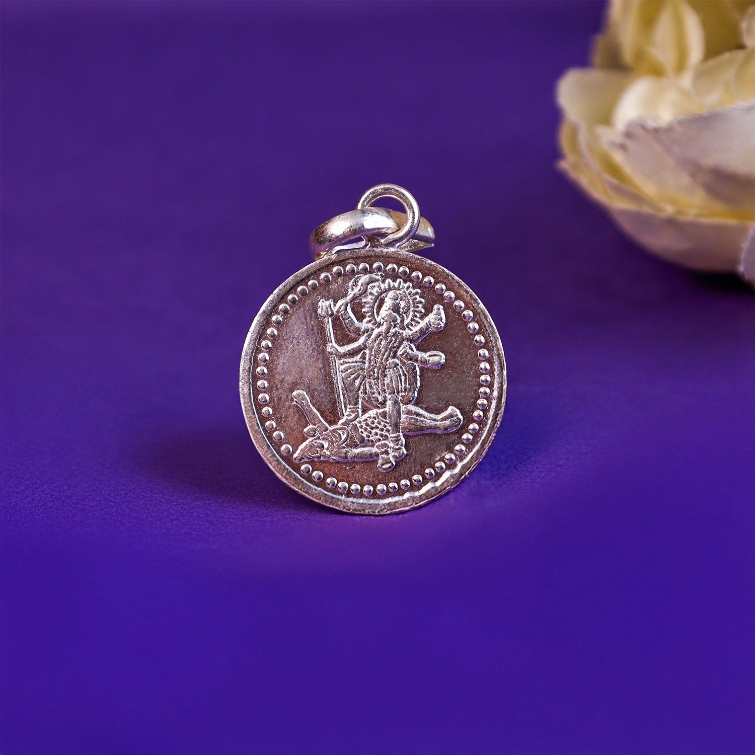 Mahakali Yantra Pendant Pure Silver - Abhimantrit