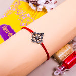 92.5 Pure Silver sudarshana chakra Rakhi