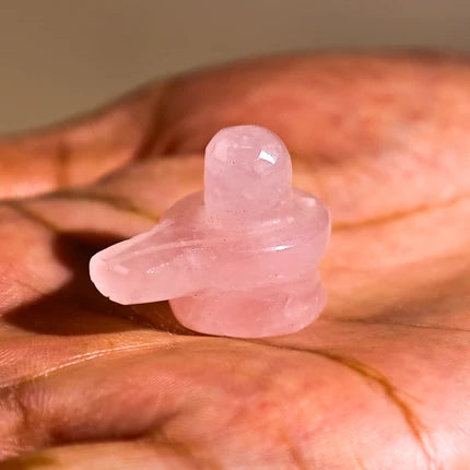 Rose Quartz Shivling - Abhimantrit