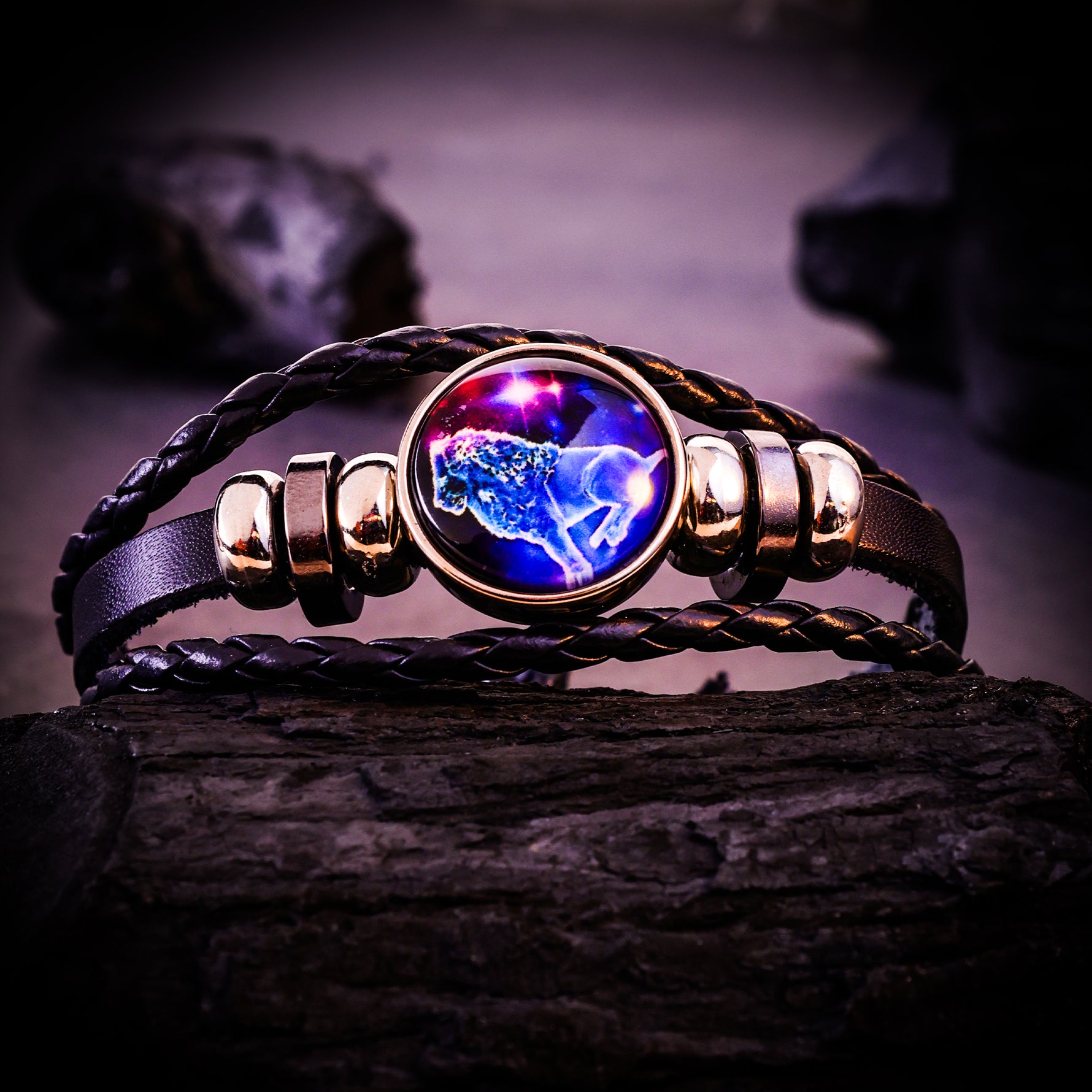 Leo Leather Bracelet