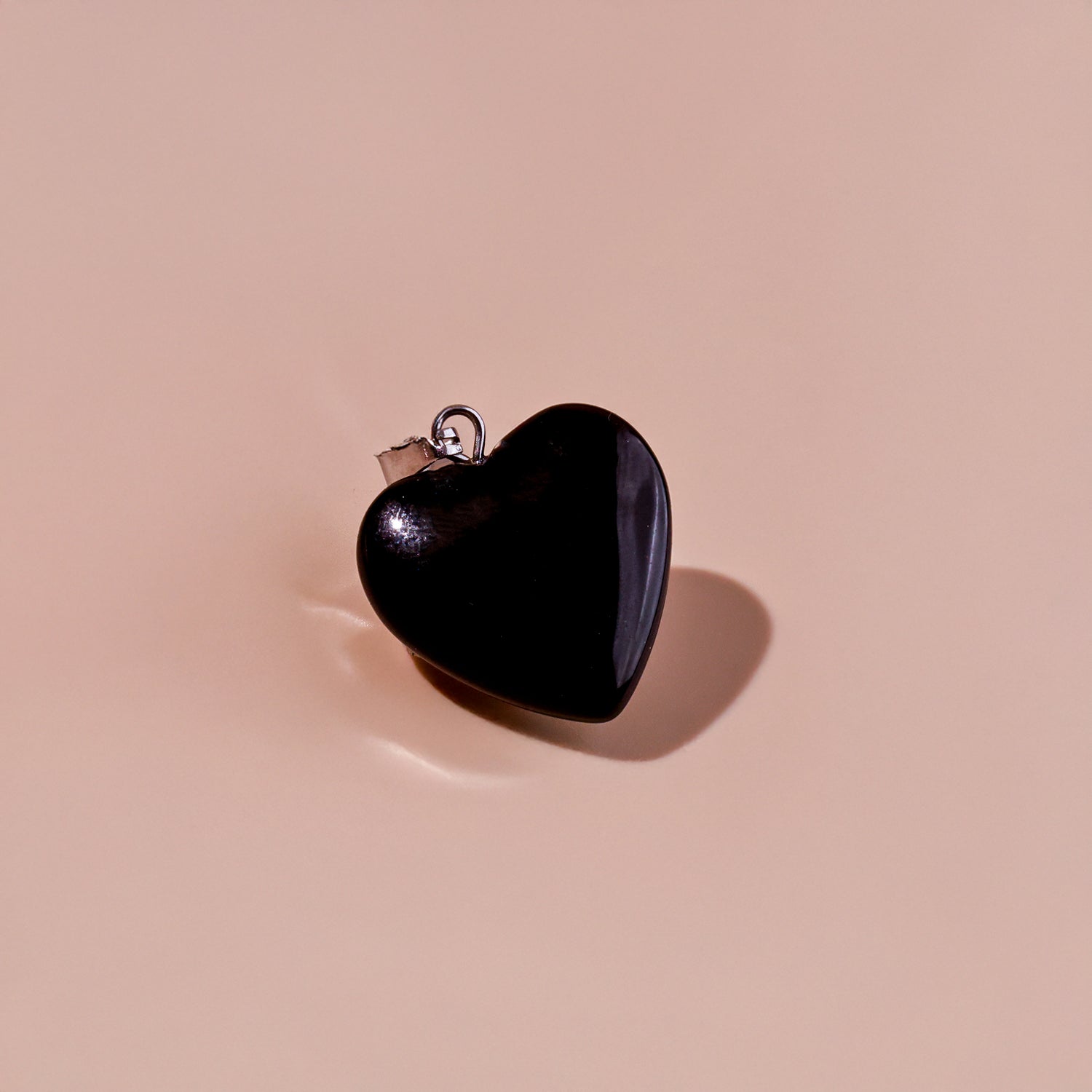 Black Obsidian Heart Pandent - Abhimantrit & certified