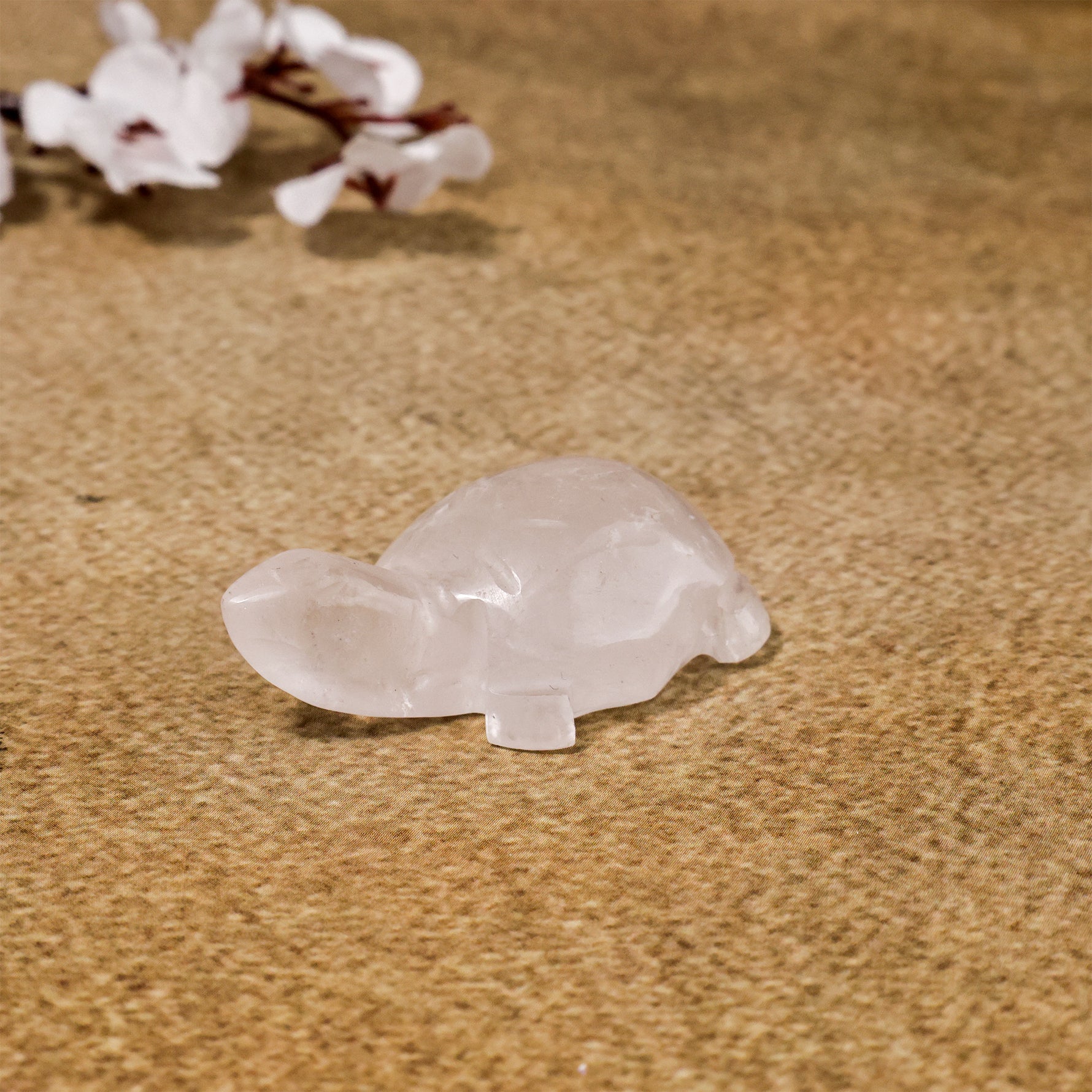 Rose Quartz Small TurtleRose Quartz Small Turtle - Abhimantrit