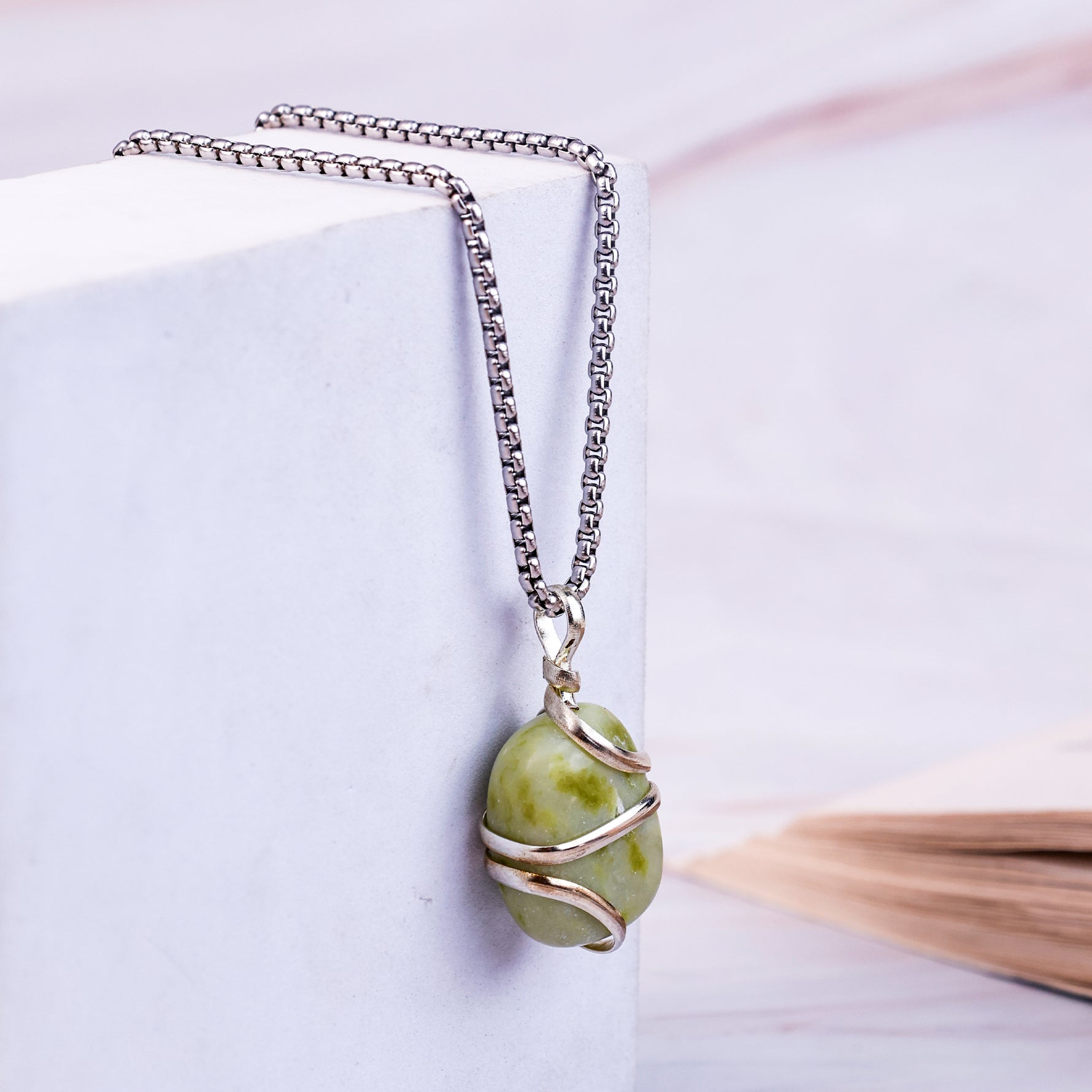 Serpentine Wrapping Pendant - Abhimantrit & Certified