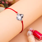92.5 Pure Silver Ganesh Thread Rakhi