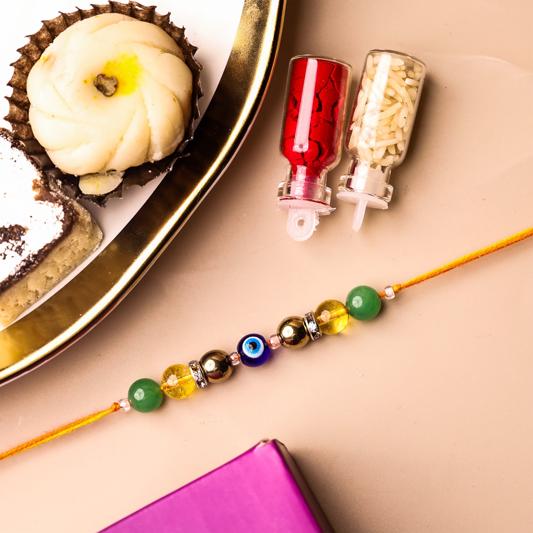 Money Attract Rakhi - AbhimantritConfidence and Strength Rakhi - Abhimantrit