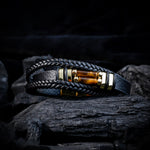 Tiger Eye leather Bracelet 