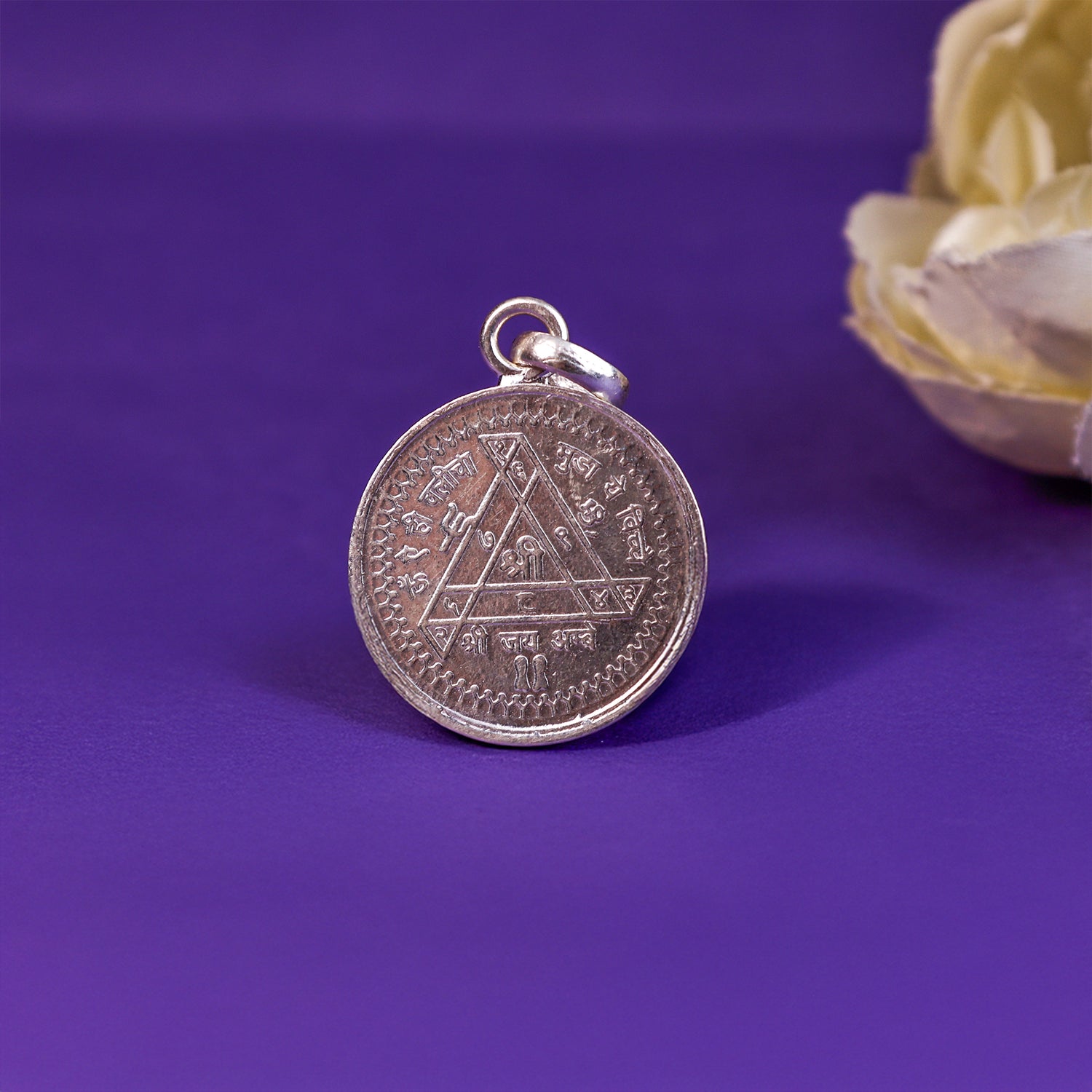 Ambe Maa Yantra Pure Silver - Abhimantrit