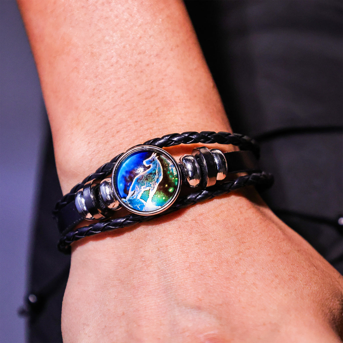 Capricorn Leather Bracelet