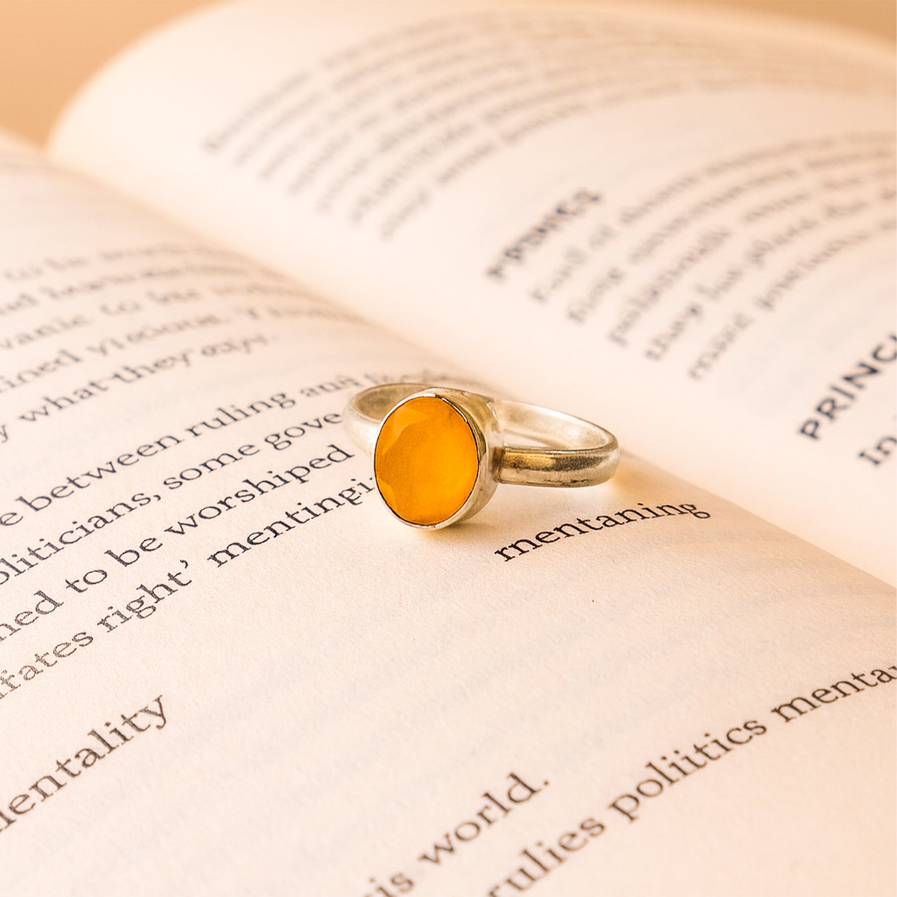 Yellow Sapphire Ring (Pukhraj) - Abhimantrit & Certified