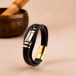 Howlite Leather Bracele