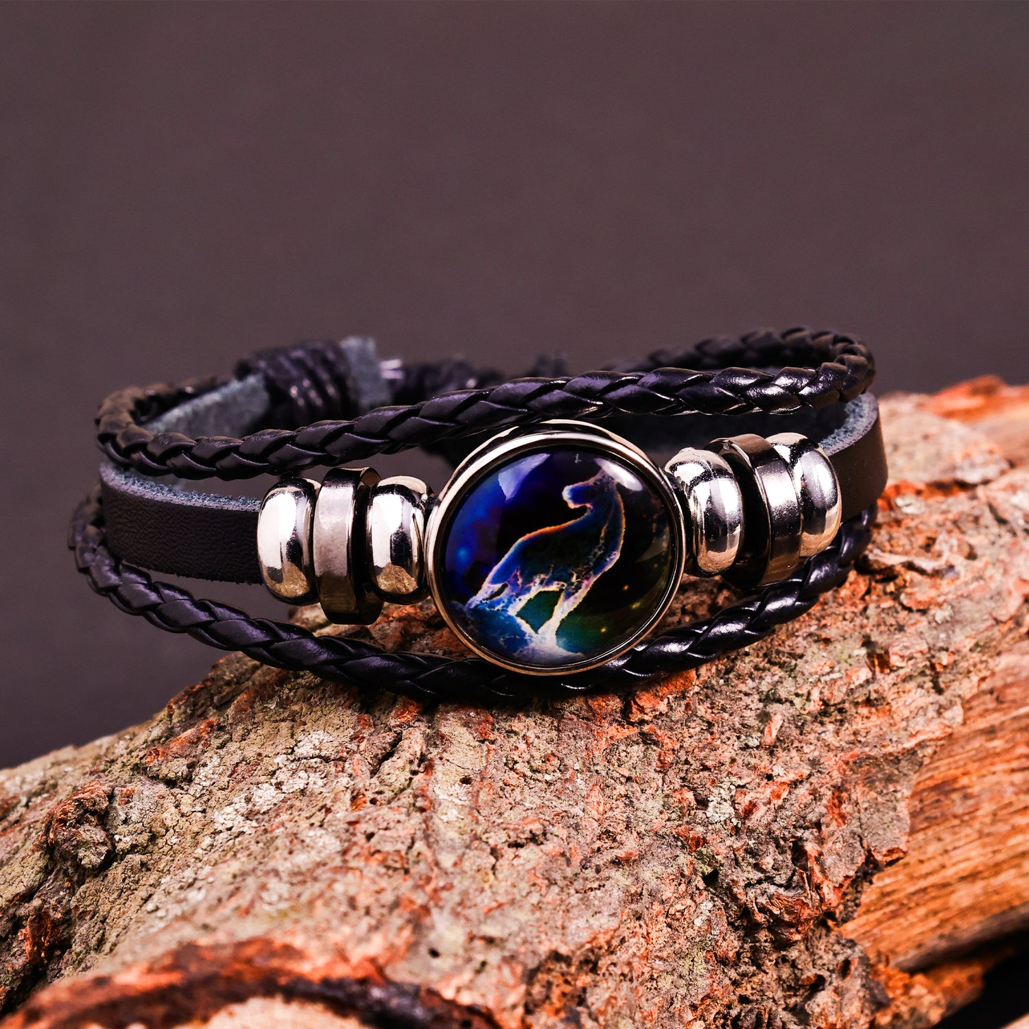 Capricorn Leather Bracelet