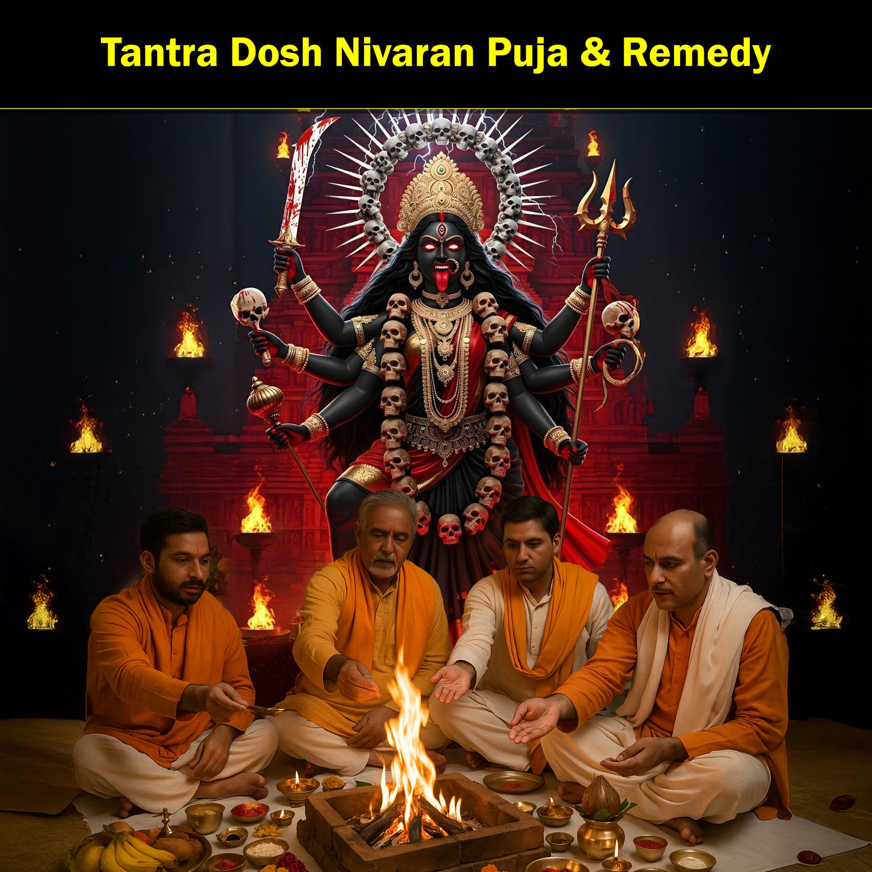 Tantra Dosh Nivaran Puja & Remedy: Eliminate Tantra Dosha for Spiritual Protection