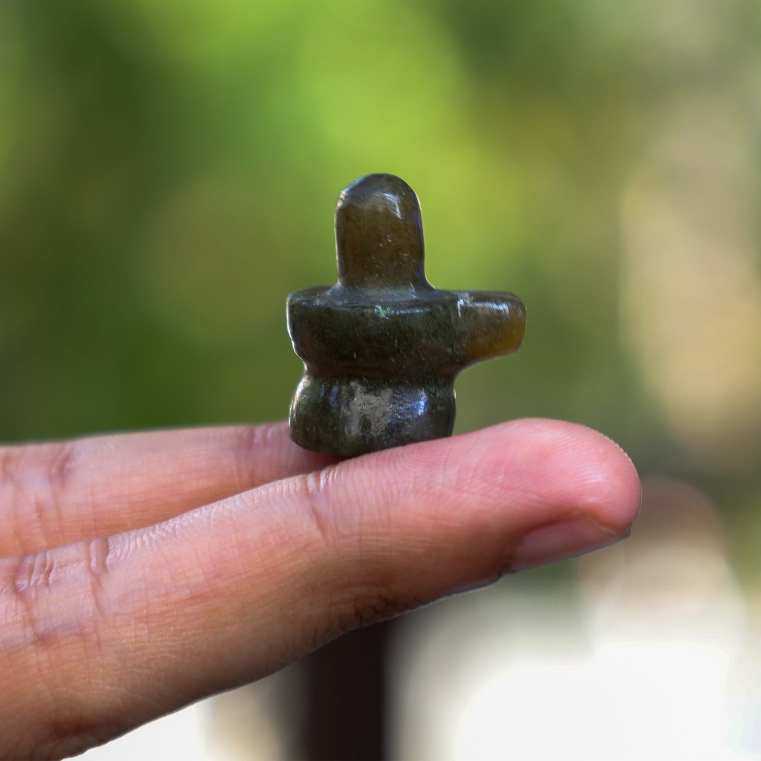 Green Aventurine Shivling- Abhimantrit