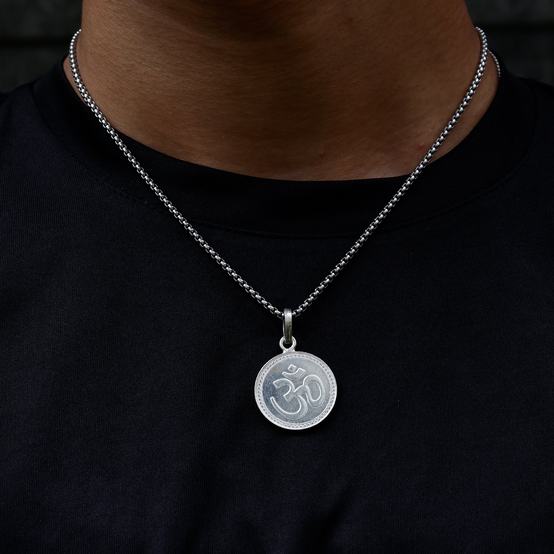 Om Yantra Pure Silver - Abhimantrit