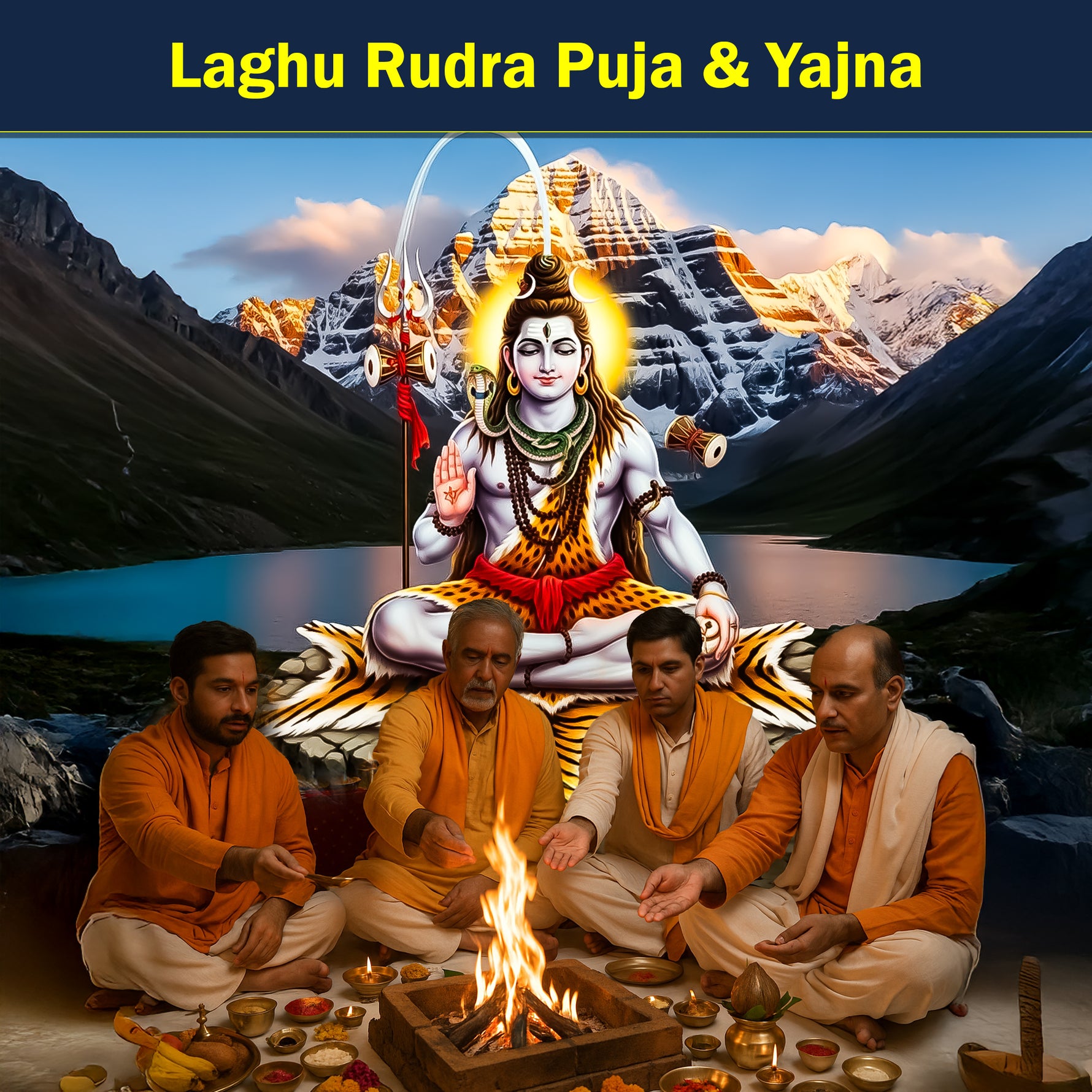 Laghu Rudra Puja & Yajna: For Health, Wealth and success and to Pacify Malefic Planetary Effects