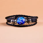 Pisces Leather Bracelet