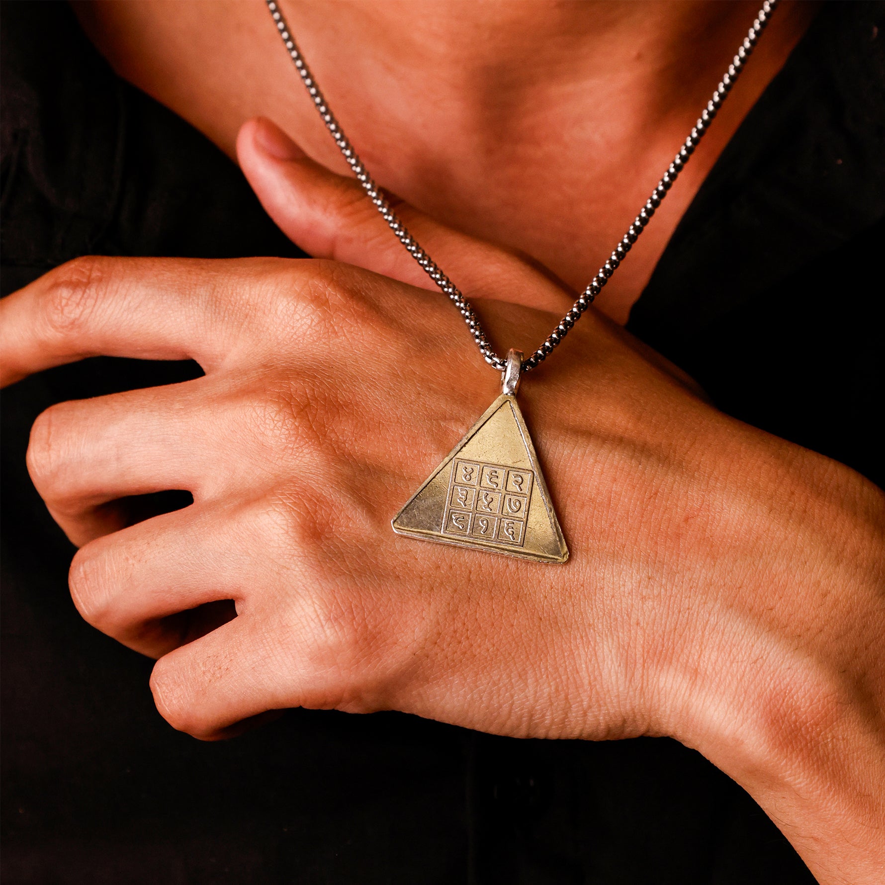 Pyra Chandra Yantra Pure Silver - Abhimantrit