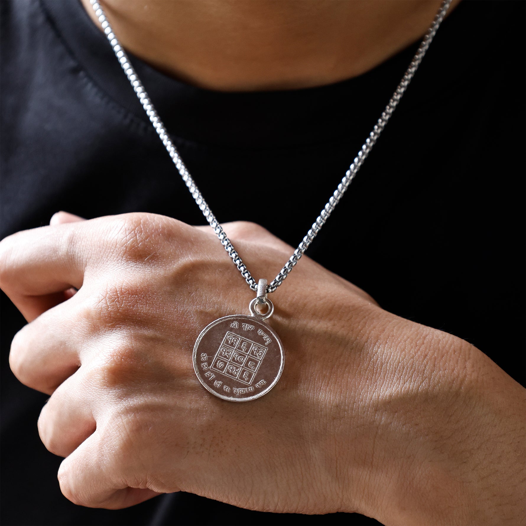 Shree Sukra Yantra Pure Silver - Abhimantrit