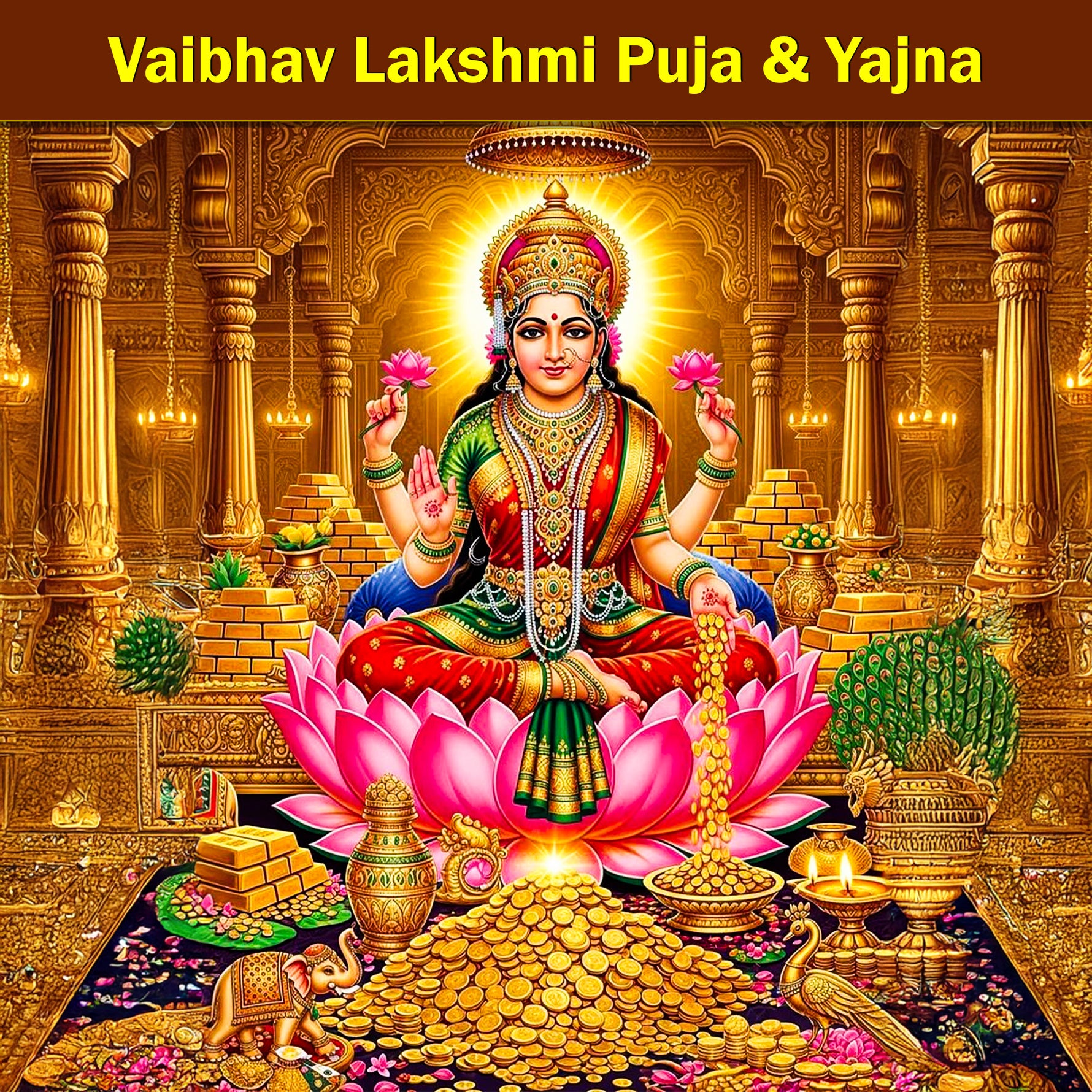 Vaibhav Lakshmi Puja & Yajna: For Attracting Wealth, Prosperity & Good Fortune, Ensuring Financial Stability