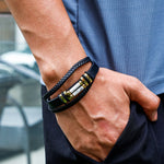 Howlite Leather Bracele