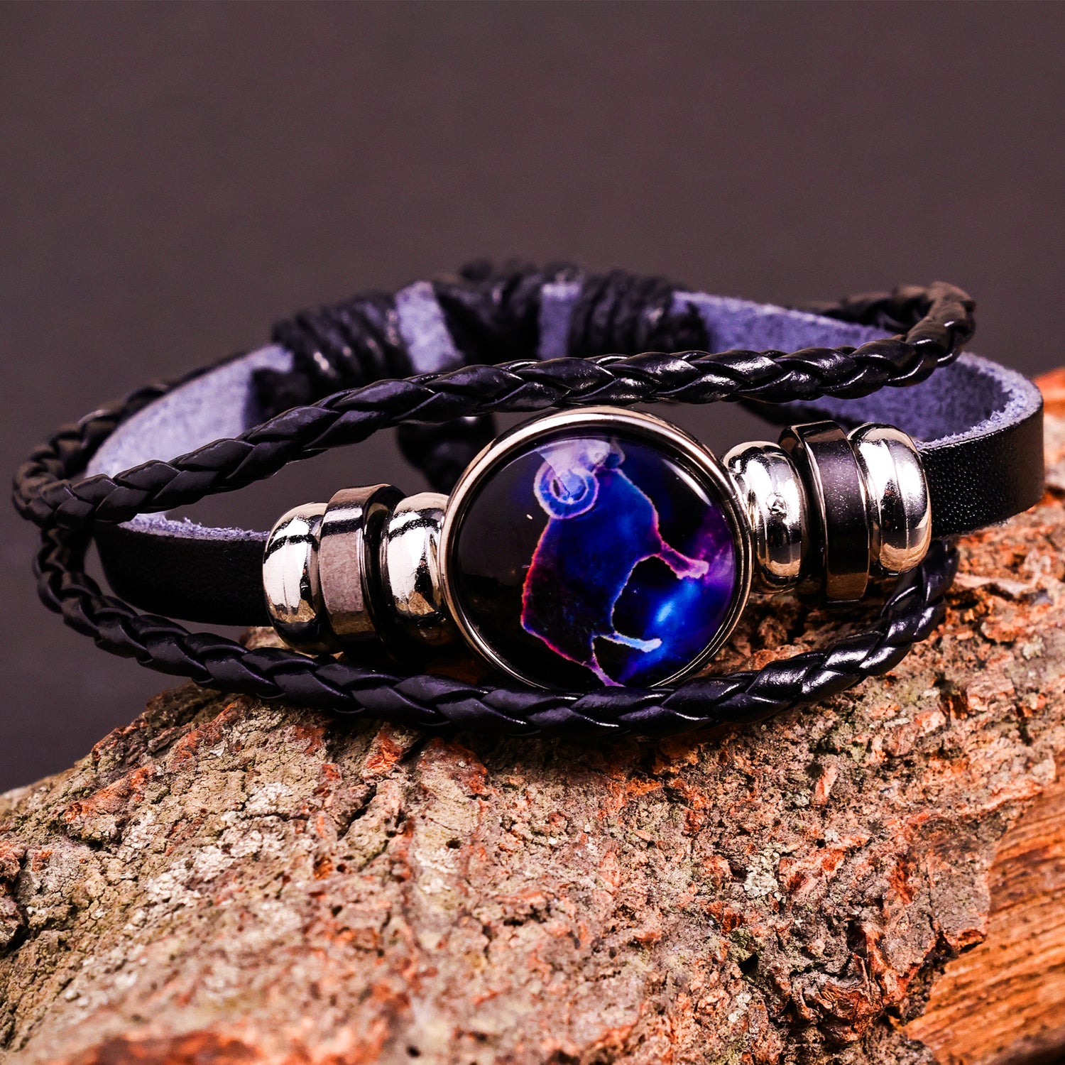 Aries Leather Bracelet