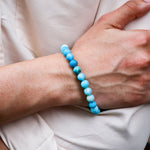 Blue Aragonite Bracelet