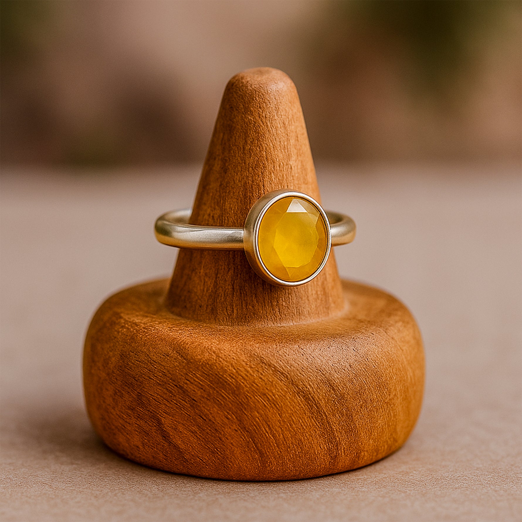 Yellow Sapphire Ring (Pukhraj) - Abhimantrit & Certified