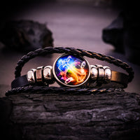 Libra Leather Bracelet - Abhimantrit