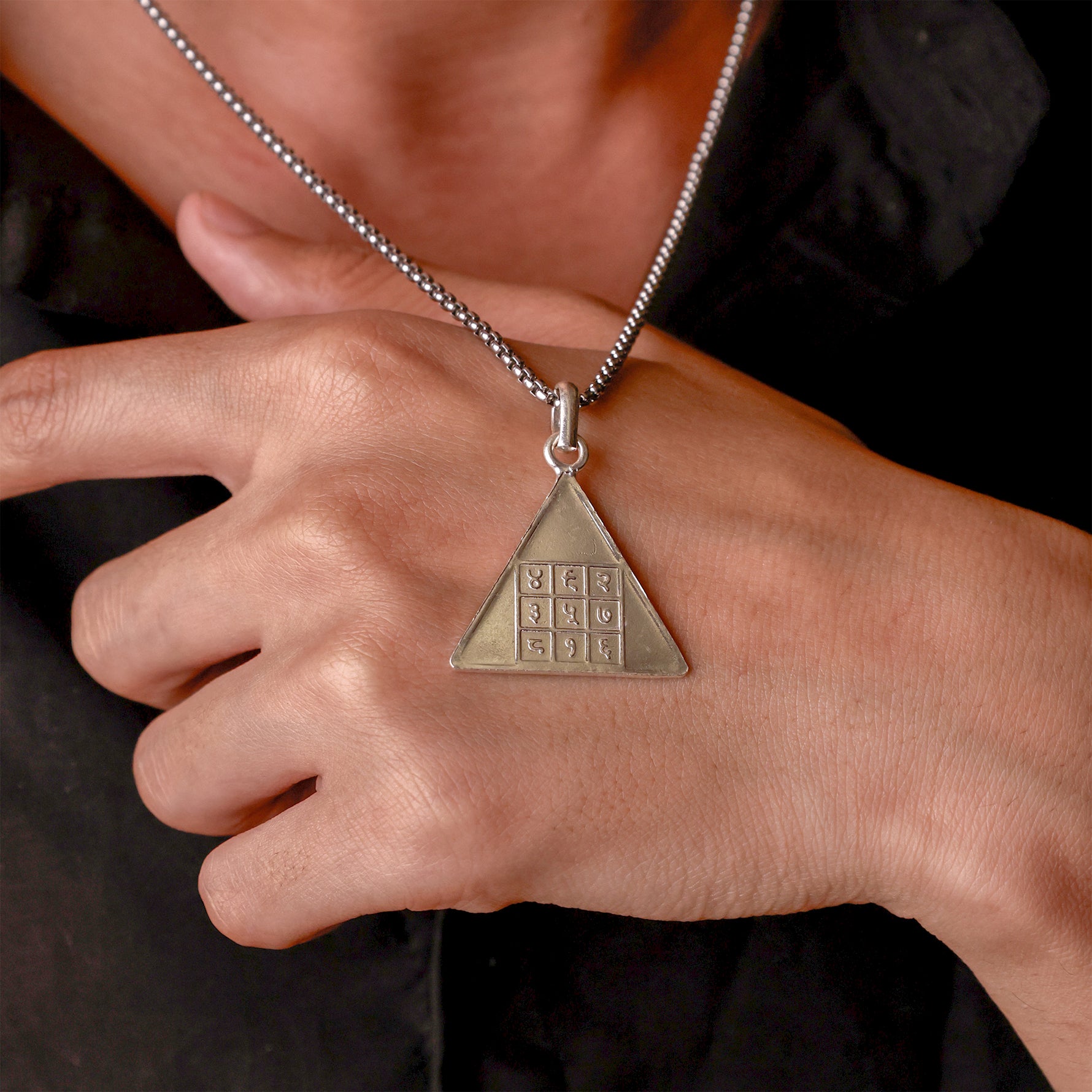 Pyra Budh Grah Yantra Pure Silver - Abhimantrit