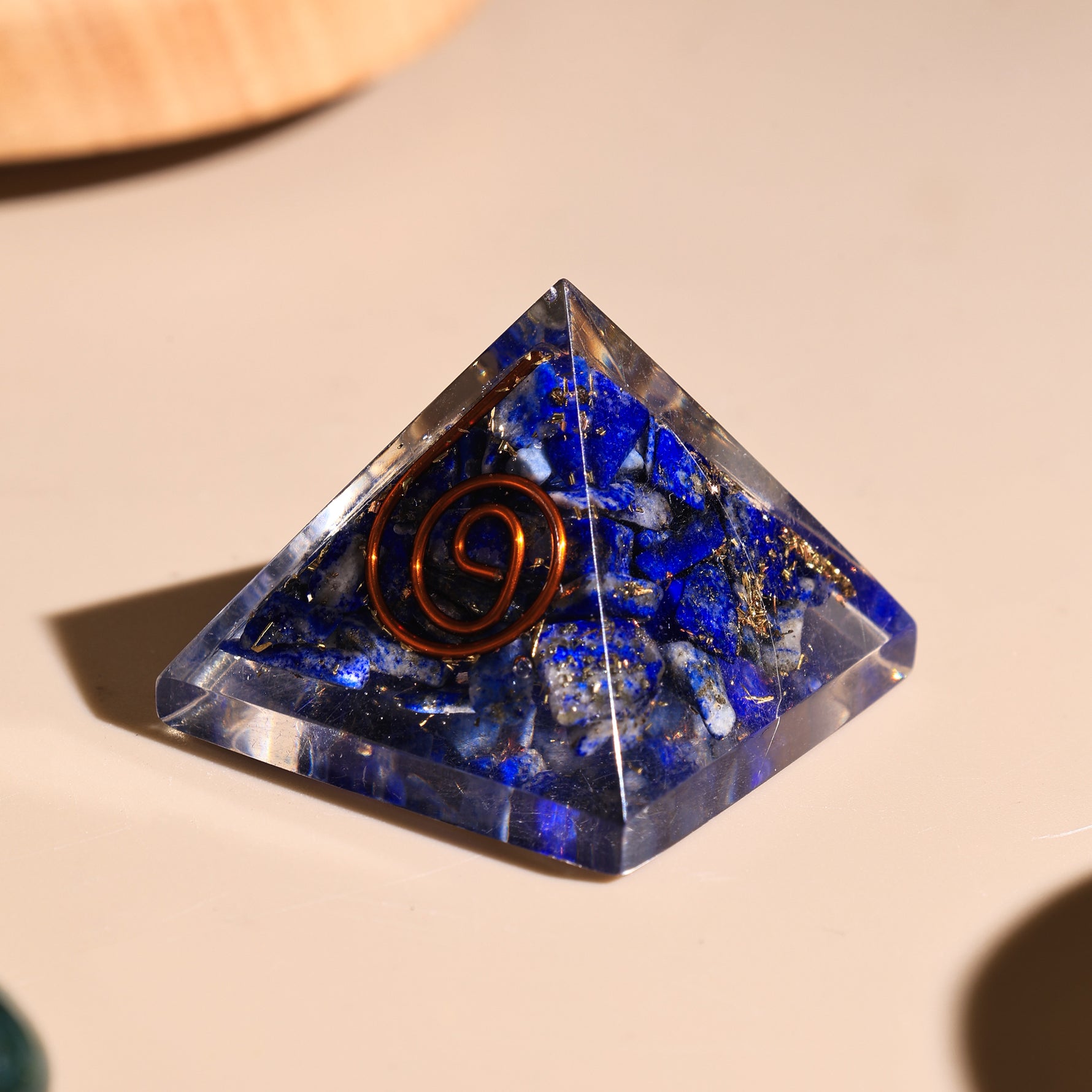 Lapis Lazuli Pyramid - Abhimantrit