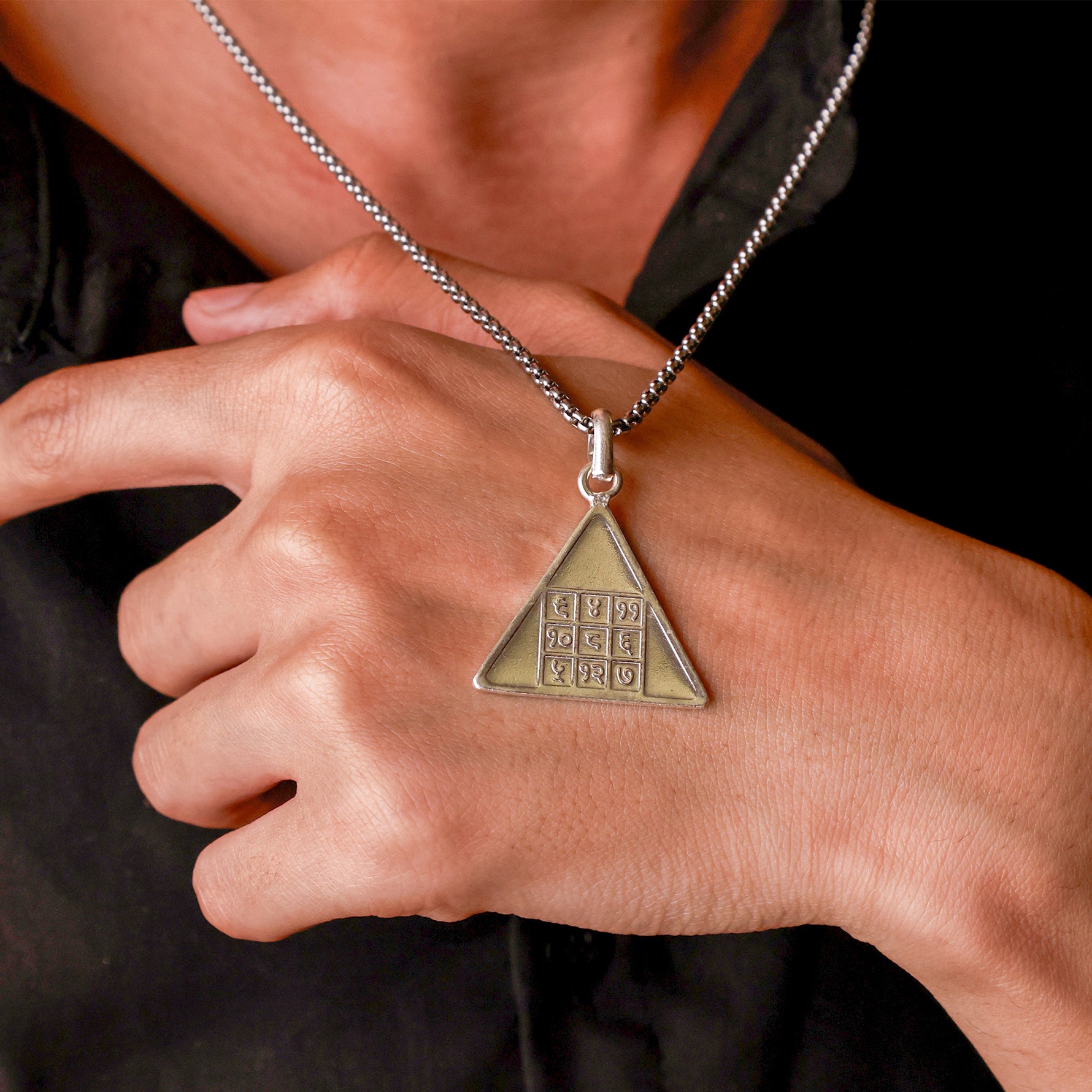 Pyra Budh Grah Yantra Pure Silver - Abhimantrit
