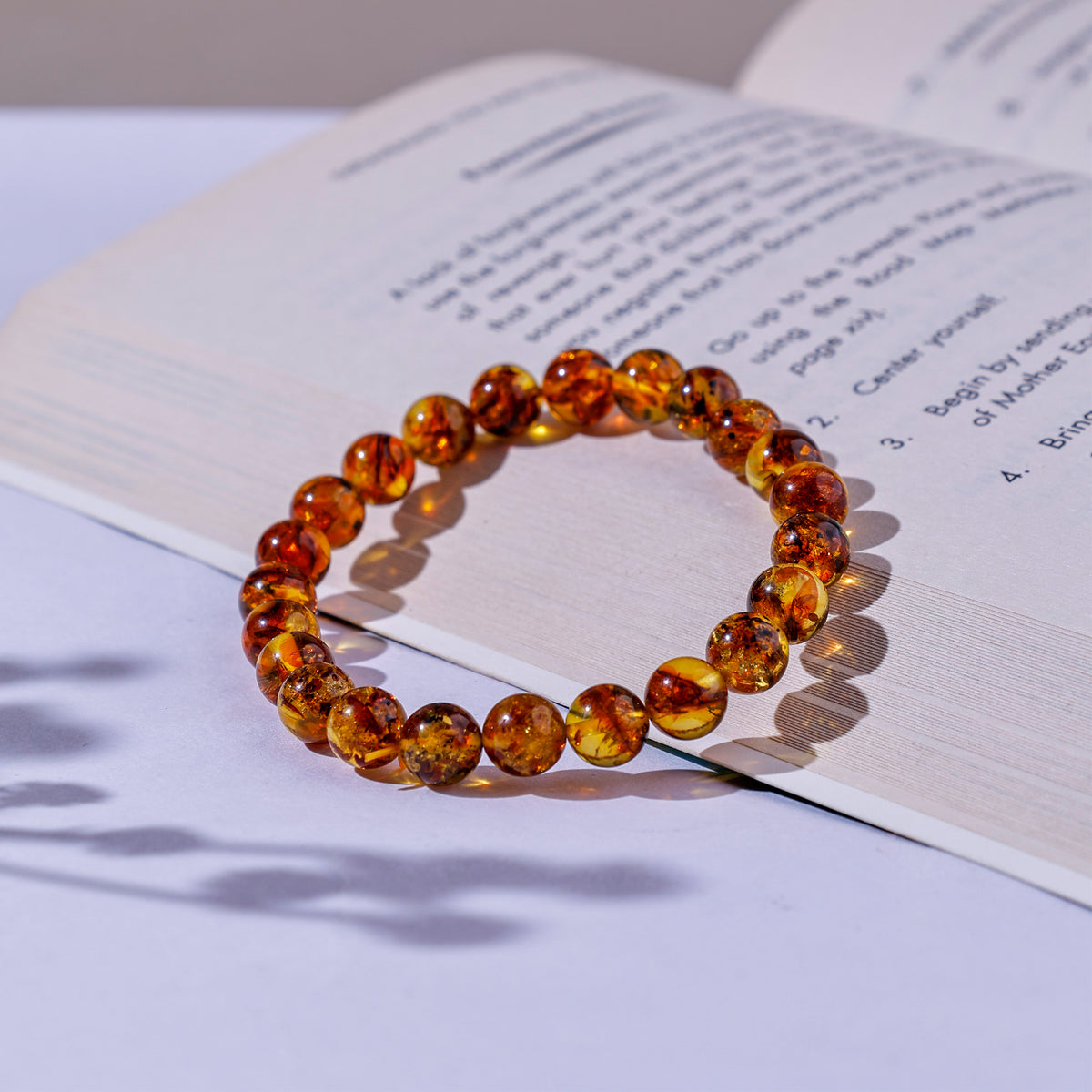 Amber Bracelet - Abhimantrit & Certified