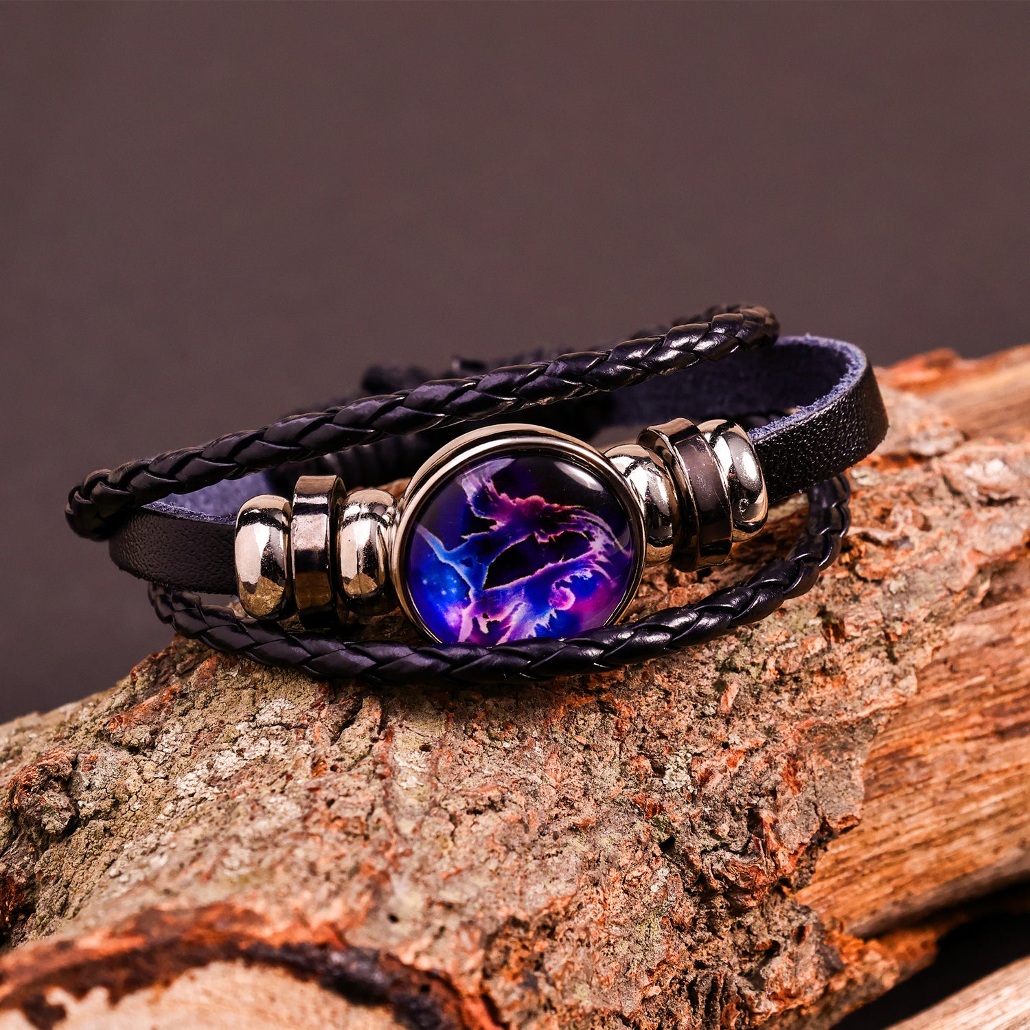 Gemini Leather Bracelet