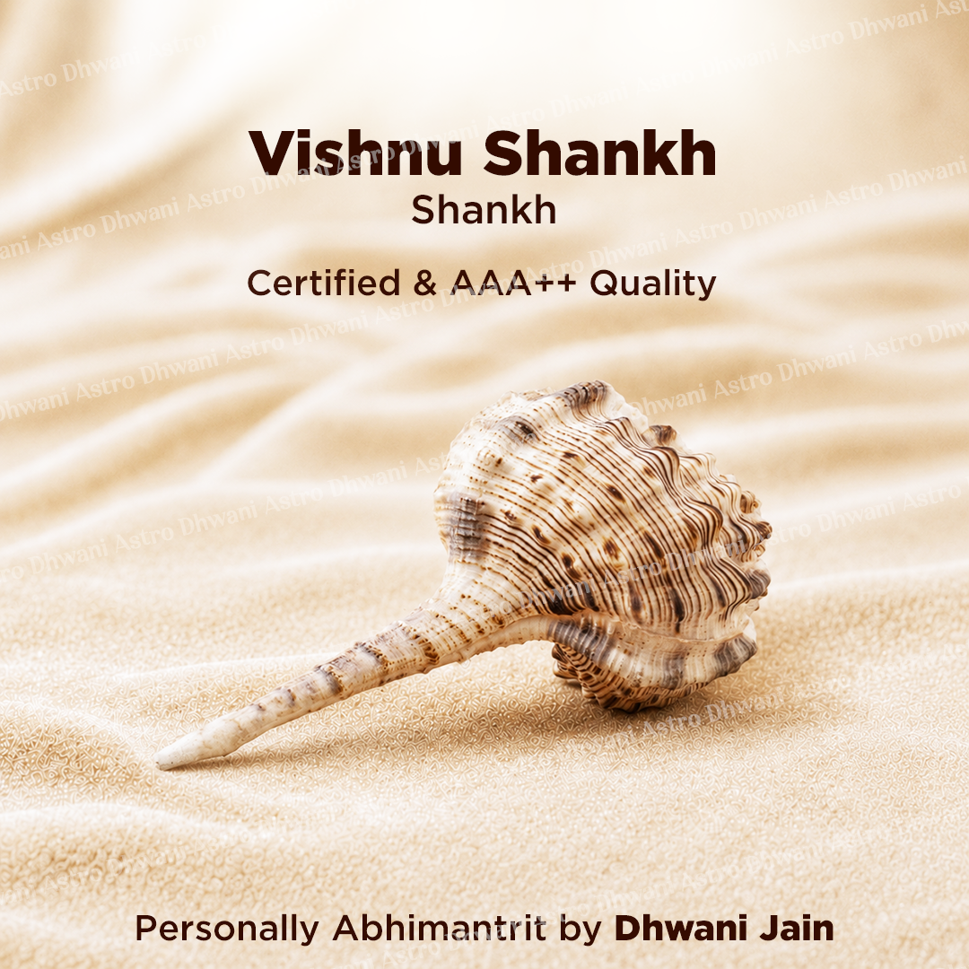 Vishnu Shankh For Peace Prosperity Sacred Puja Rituals