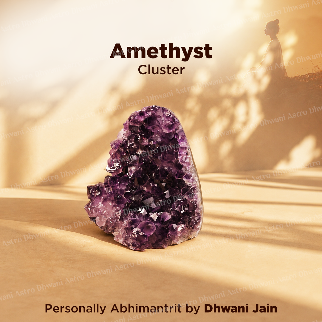 Amethyst Brazilian Cluster – Natural Crystal for Healing, Protection & Positive Energy