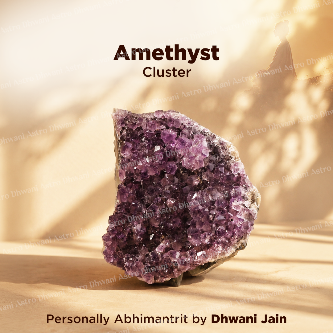 Amethyst Brazilian Cluster – Natural Crystal for Healing, Protection & Positive Energy